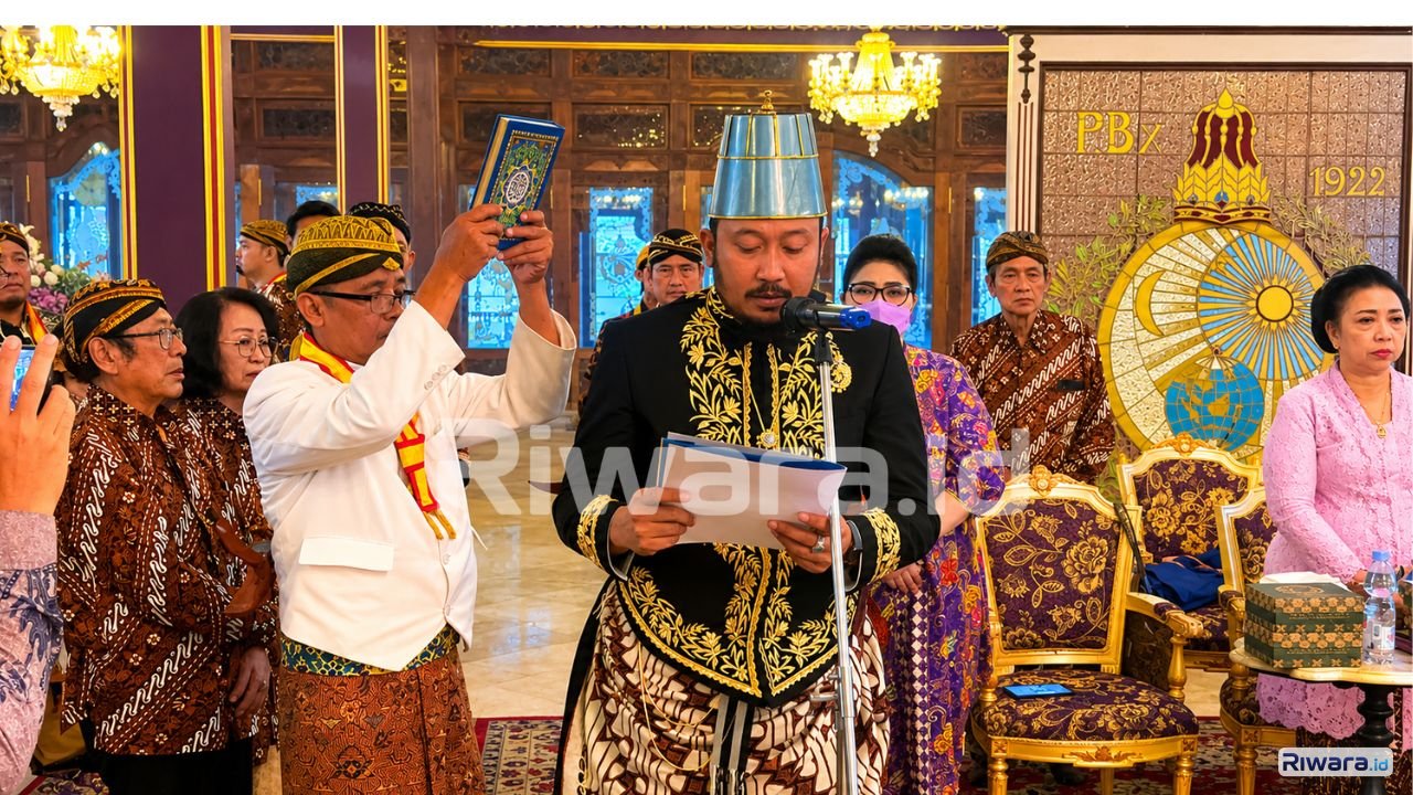 Sinuhun Paku Buwono XIV Ditetapkan Melalui Mekanisme Adat 13 November 2025